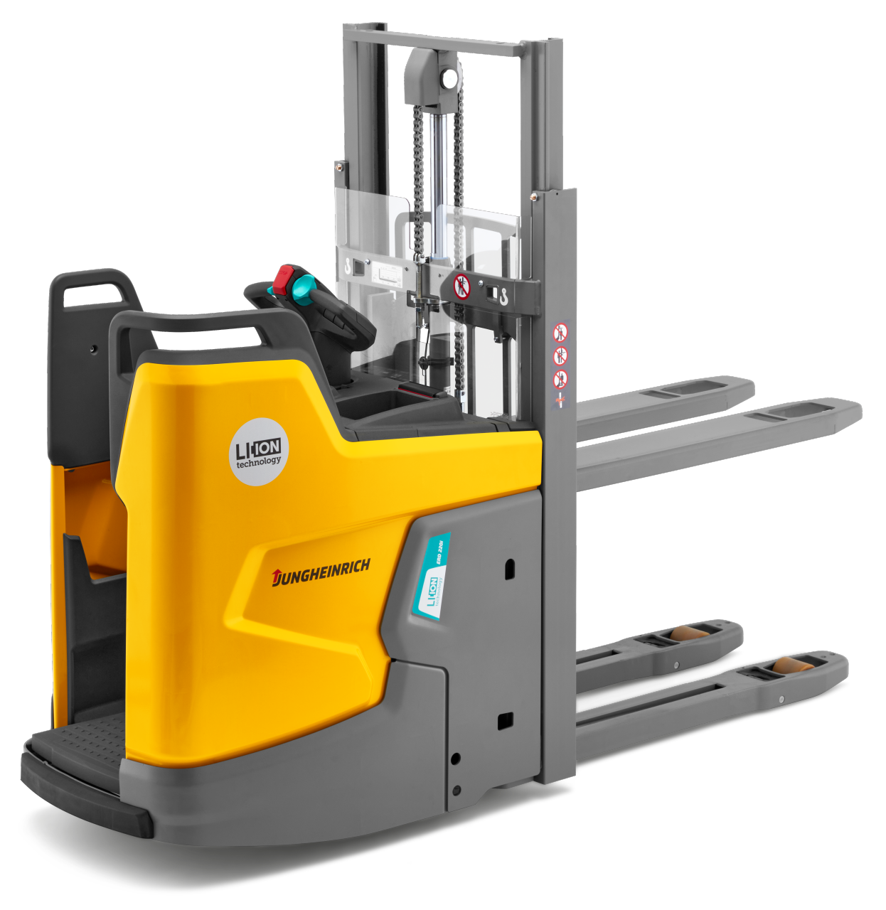 Electric Pedestrian Stacker with Support Arm Lift